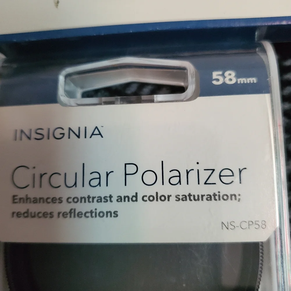 NWOT Set of Insignia Circular Polarizers, 58mm & 67mm